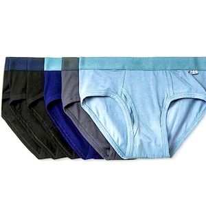 Goodfellow & Co. 5-pack Classic Men’s Briefs, Black/Navy/Light Gray.